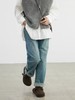 步履不停/4D42088C/磨毛保暖直筒水洗牛仔裤 商品缩略图0