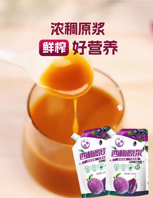【严选】新疆域疆源西梅原浆礼盒装 6袋/333ml  （厂家直发） 商品图4