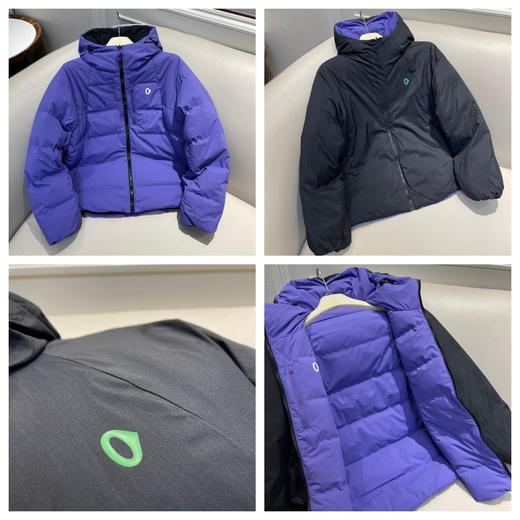 2024冬季新款素家尾巴标双面穿女士羽绒服！舒适保暖纯色连帽羽绒服！ 商品图0