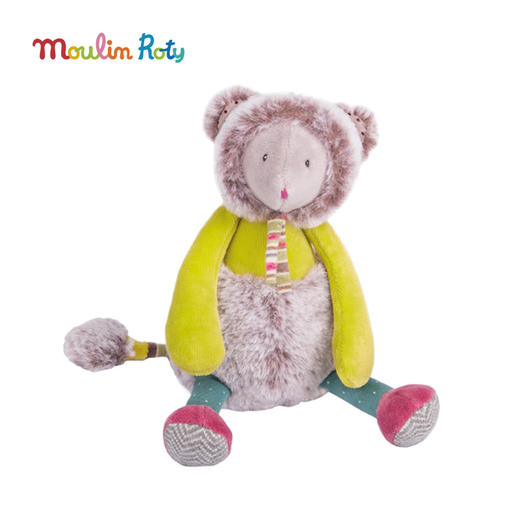 Moulin Rotu 巨型绿灰石小猫玩偶 法式玩偶 适合年龄3岁+ 不一样的小猫系列 660049 商品图7