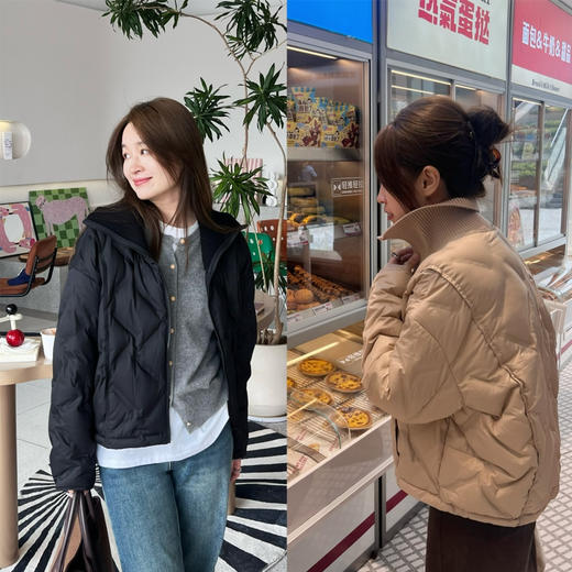 2411406   时髦感休闲 羽绒服，短款设计款 商品图0