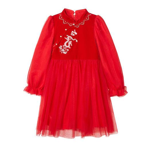 DEESHA/笛莎笛莎童装2023款韩版时尚连衣裙 商品图4