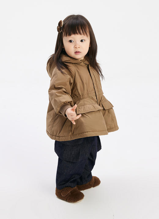 jnby   24年冬款  中长款羽绒服  YOAC10470 商品图5