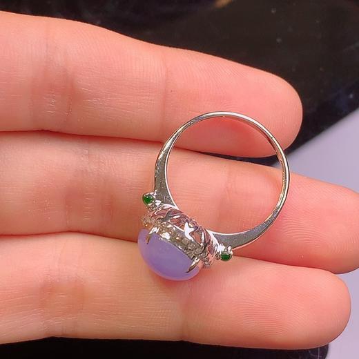 紫罗兰翡翠戒指 商品图2
