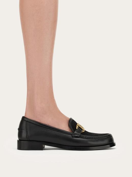FERRAGAMO-Gancini扣饰莫卡辛鞋 商品图1