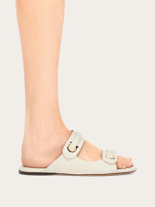 FERRAGAMO-Gancini扣饰便鞋 商品图1