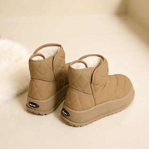 加绒保暖厚底雪地靴增高棉鞋女（4-1111） 商品图12