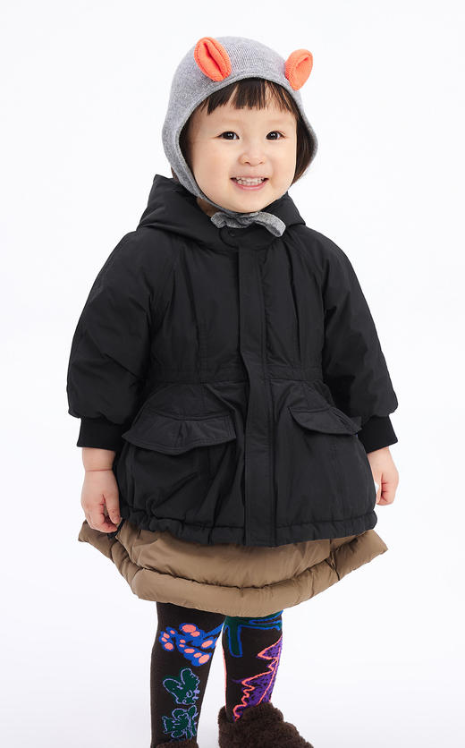 jnby   24年冬款  中长款羽绒服  YOAC10470 商品图7