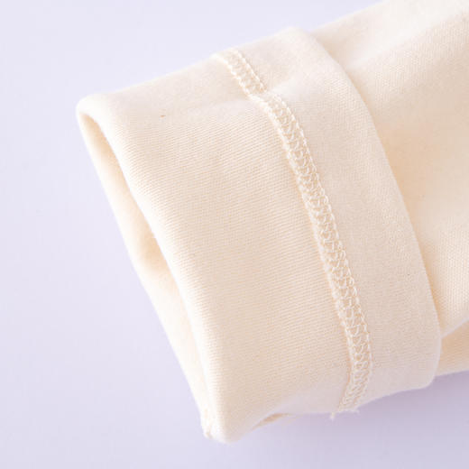 宽松版棉秋衣秋裤 | 本白色 男女款套装  柔和无压力厚实弹力适中 秋冬暖和 全棉手帕环保包装 小亘【贴身衣物一经售出非质量问题不退不换】 商品图4