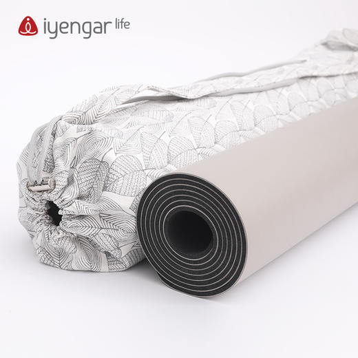 艾扬格 Life  瑜伽垫 背袋 简约 叶脉 商品图5