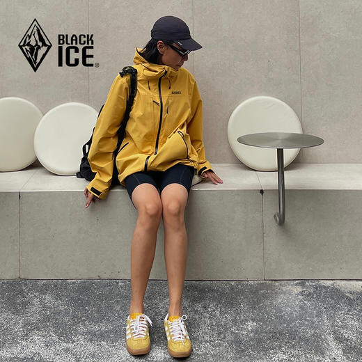 黑冰24新款单层冲锋衣男女同款暴雨级防水耐磨透湿压胶御行者冲锋衣2303 商品图3