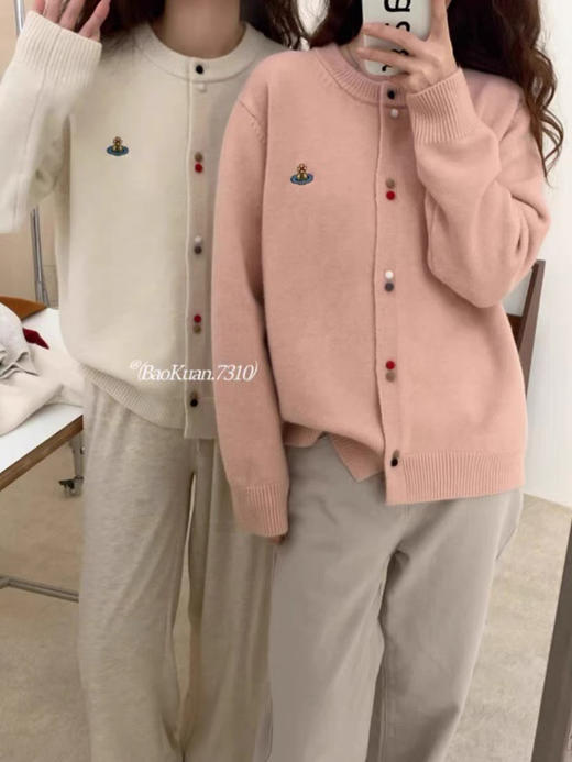 刺绣土星开衫 商品图1