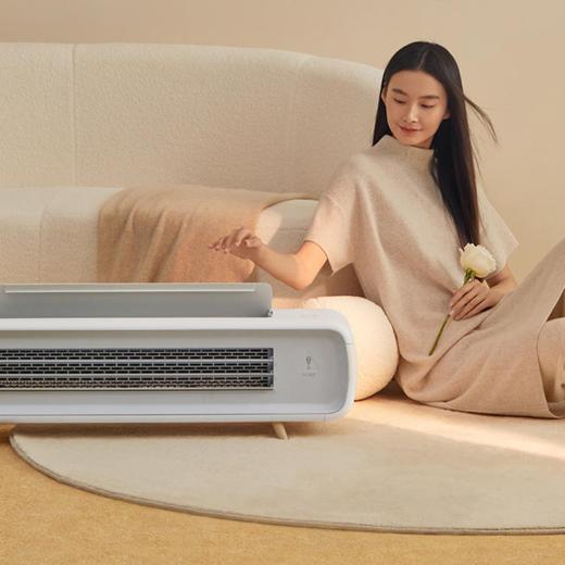 品牌直发【暖风速热加湿三合一 双道供暖】科西踢脚线取暖器  暖而不燥 暖气流秒速覆盖 商品图1
