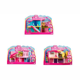 美泰 迷你芭比乐园豪宅系列随机发一款MATCHYF44