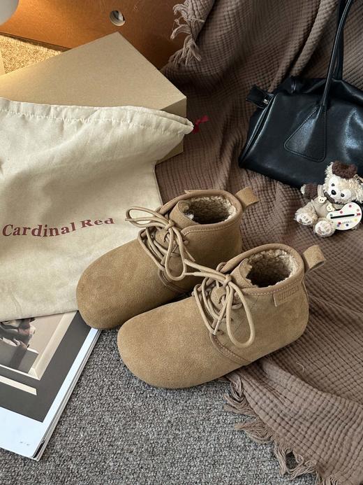 【勃肯加绒鞋】鞋内加绒，脚感舒适勃肯鞋，女款加绒全包勃肯棉鞋雪地靴 商品图7