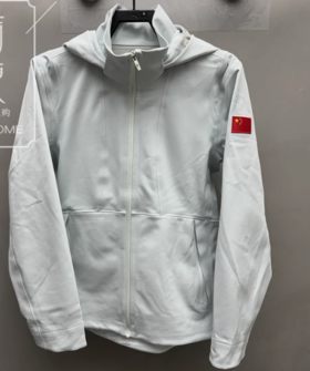 安踏冠军全天候系列女梭织运动上衣2024秋连帽夹克外套 162440604