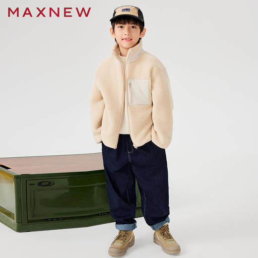 【茄克】童装仿羊羔绒外套1N4343101 商品图4