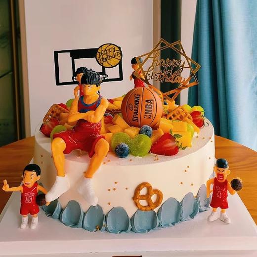 [篮球少年水果创意蛋糕] 商品图0