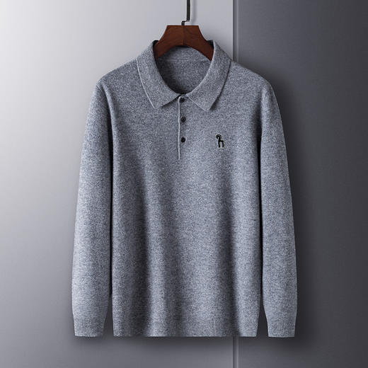 【韩国🇰🇷 柏奥玛男士POLO领加厚全羊毛衫739】 ✅国际一线大牌，银泰、👊上海新天地在售，官方授权，正品防伪❗️ 商品图2