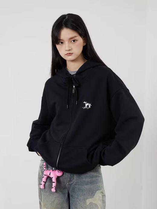 Mood Like Me/MWY2416/可爱滑板小狗猫咪厚板印花卫衣 商品图1