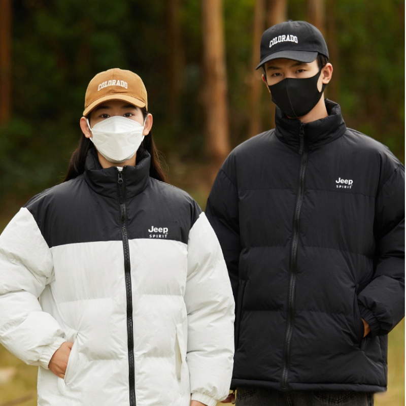 JEEP SPIRIT【石墨烯保暖棉服】男女同穿 防风防雨 锁温保暖