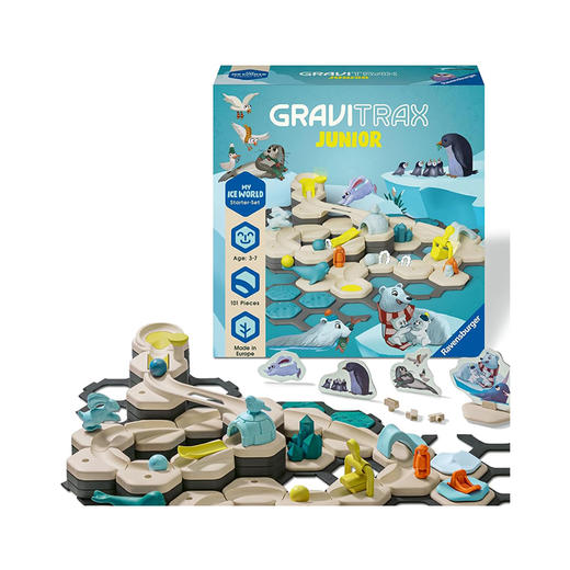 睿思GraviTrax 小小世界版极地 重力轨道球 适合年龄3岁+ 交互式轨道 益智玩具 自由组件 发挥想象力 -23864 商品图2