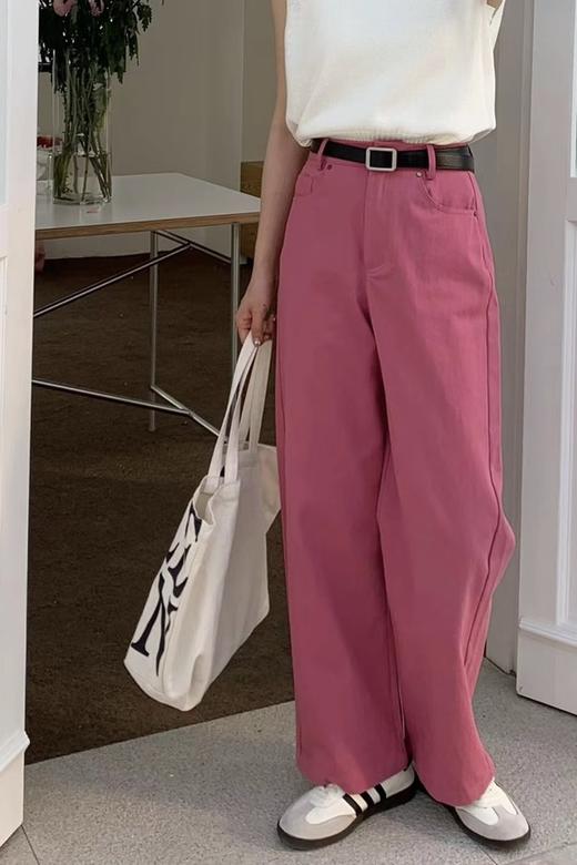 Say Something 黑色皮质基础腰带 18236 商品图2