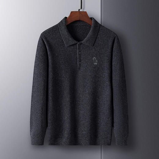 【韩国🇰🇷 柏奥玛男士POLO领加厚全羊毛衫739】 ✅国际一线大牌，银泰、👊上海新天地在售，官方授权，正品防伪❗️ 商品图3