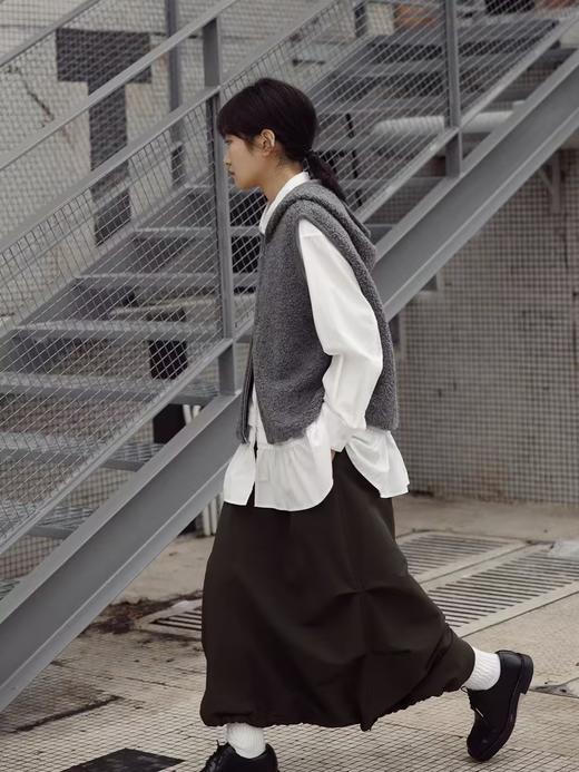 步履不停/4D41127C/日系山系休闲工装登山抽绳半裙长裙 商品图1