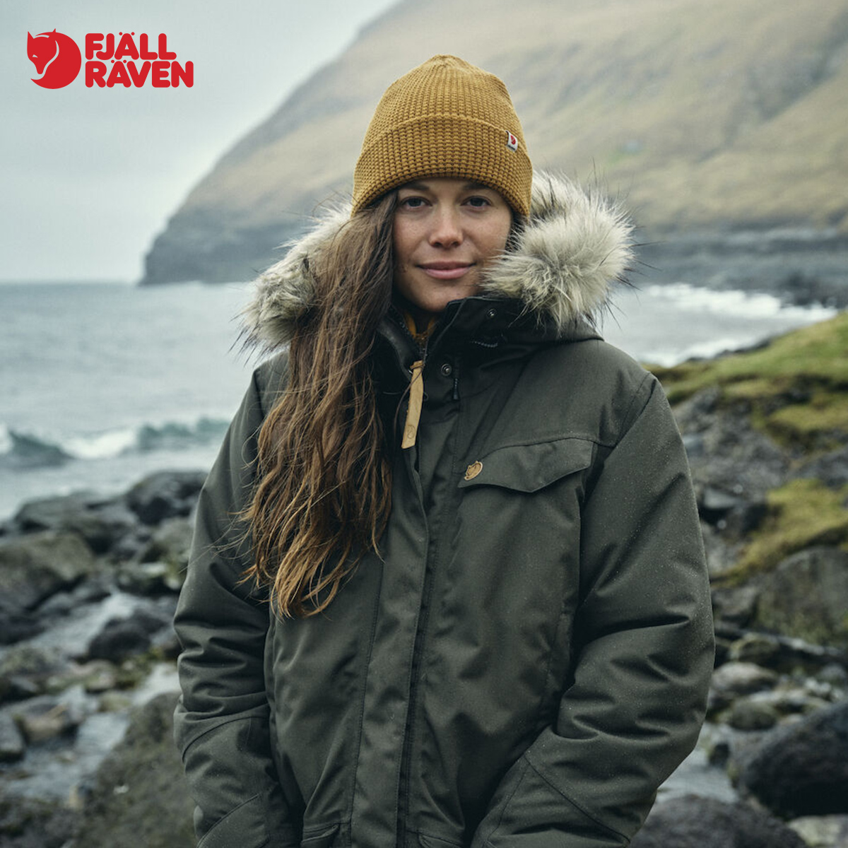 北极狐冬季针织帽子毛线户外舒适亲肤保暖休闲情侣男女 84767