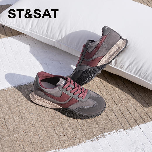 【绒里可选】星期六款休闲运动百搭厚底阿甘鞋SSC3112CKB/SSC411DCUX 商品图4