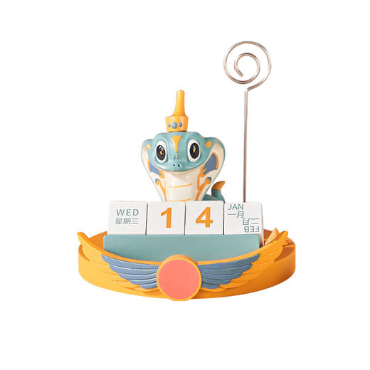 大英博物馆 灵蛇系列 萌蛇日历便签夹小摆件 商品图4