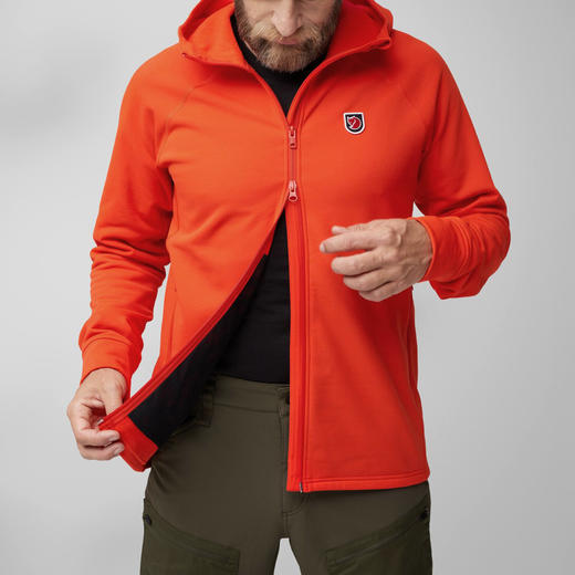 北极狐 男士抓绒休闲外套 2024秋冬 连帽抓绒夹克开衫12600237 商品图4