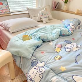 【新款上新，可爱卡通三丽鸥水洗棉被】卡通三丽鸥水洗棉被子 加厚保暖冬季被芯 幼儿园宿舍春秋被-QQ