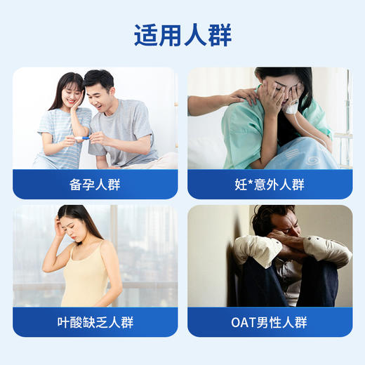 【夫妻备孕同补】多维复合活性叶酸+叶维安男版叶酸 商品图4