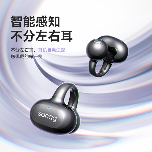 塞那S6S Pro耳夹蓝牙耳机开放式无线气骨传导不入耳运动2024新款 商品图2