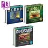 【中商原版】3D立体绘本系列3册 Ocean海洋 Jungle丛林 Dinosaur 光与影视觉书系列 会动的3D图片书 英文原版 纽约时报畅销书 商品缩略图1