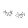 卡蒂罗/KADER 微笑星芒耳钉 璀璨四芒星闪耀星点梦幻百搭款耳饰 精致小巧仙气优雅配饰轻奢时尚 925银 商品缩略图2