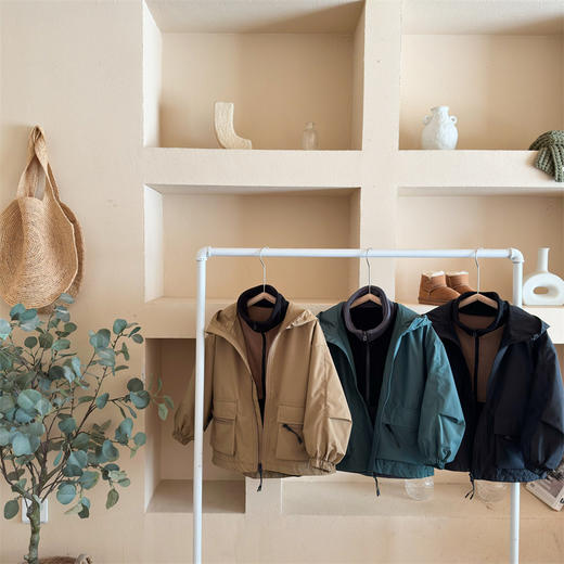 俊淳三合一儿童户外三合一三防冲锋衣2件套 110-160 商品图6