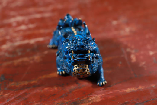 彩色纯铜貔貅摆件，办公家居装饰品 商品图1