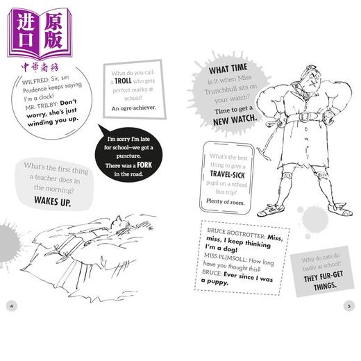 预售 【中商原版】罗尔德达尔 玛蒂尔达给孩子们的笑话 Roald Dahl Matildas Jokes For Awesome Kids 英文原版 儿童读物 进口童书 商品图1
