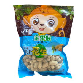 【咸干】金果猴海盐味白玉咸干花生500克