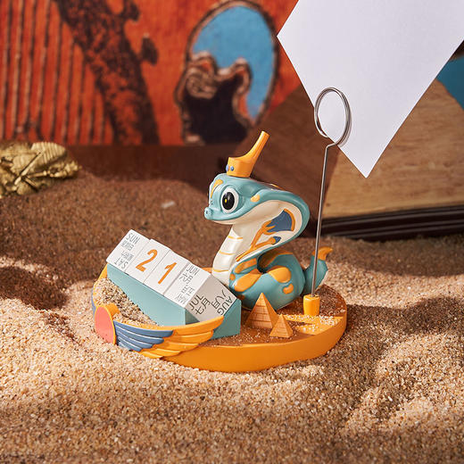 大英博物馆 灵蛇系列 萌蛇日历便签夹小摆件 商品图1