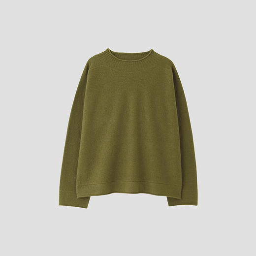 MHL FELTED ROUGH WOOL 女式羊毛针织套头毛衣 商品图3