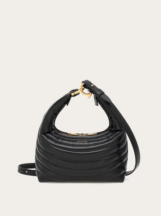 FERRAGAMO-绗缝斜挎包（小号） 商品图0