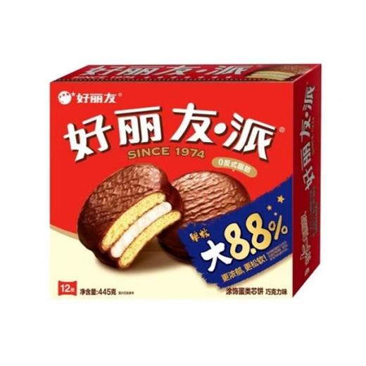 好丽友445g12枚巧克力派 商品图0