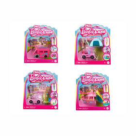 美泰 迷你芭比乐园交通工具系列随机发一款MATCHYF38