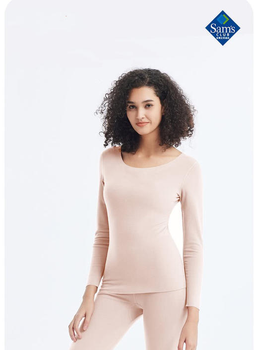 山姆同款！  山羊绒+桑蚕丝+发热纤维 女士保暖内衣套装 ！ 商品图3