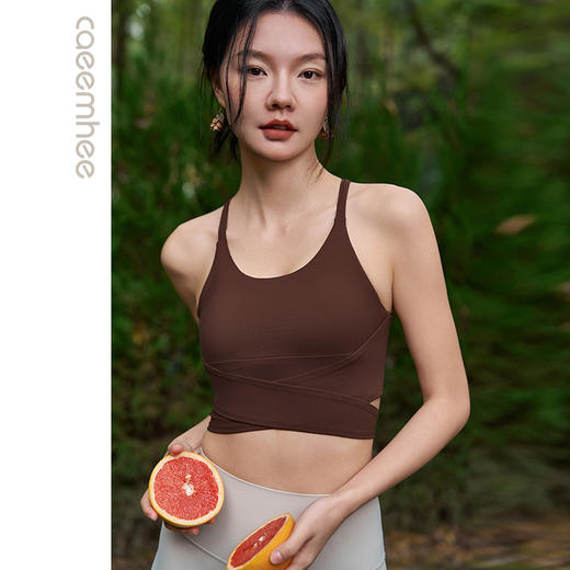 卡益裸感磨毛瑜伽服背心KJ04119 电商款 商品图11