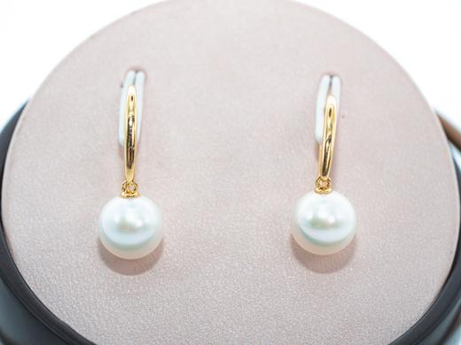 【推荐款】K黄珍珠耳饰 | K金耳环时尚 | 克重8.6 商品图2